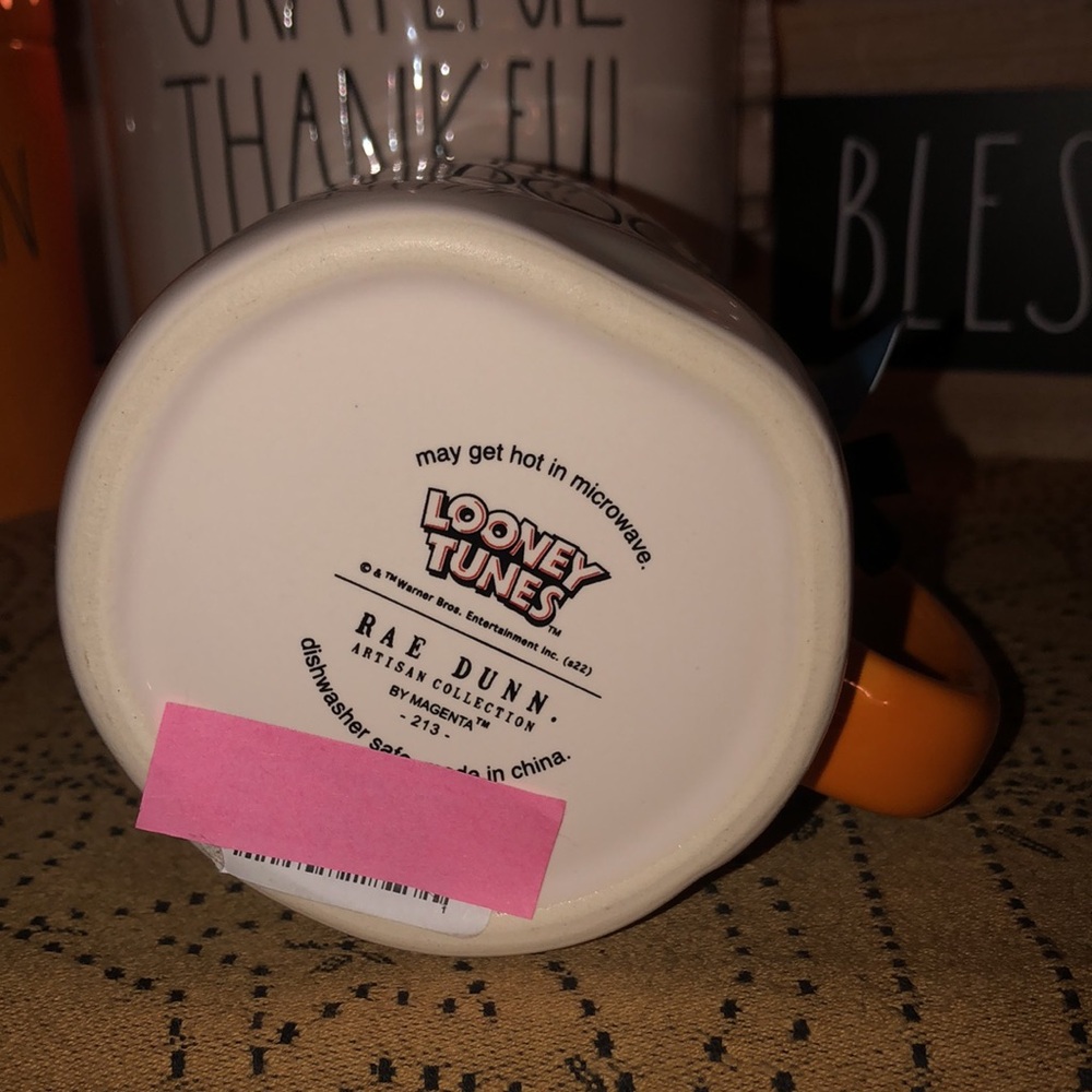 Rae Dunn WHAT’S UP DOC? Double Sided Mug (Looney Tunes-Bugs Bunny) - Picture 7 of 8